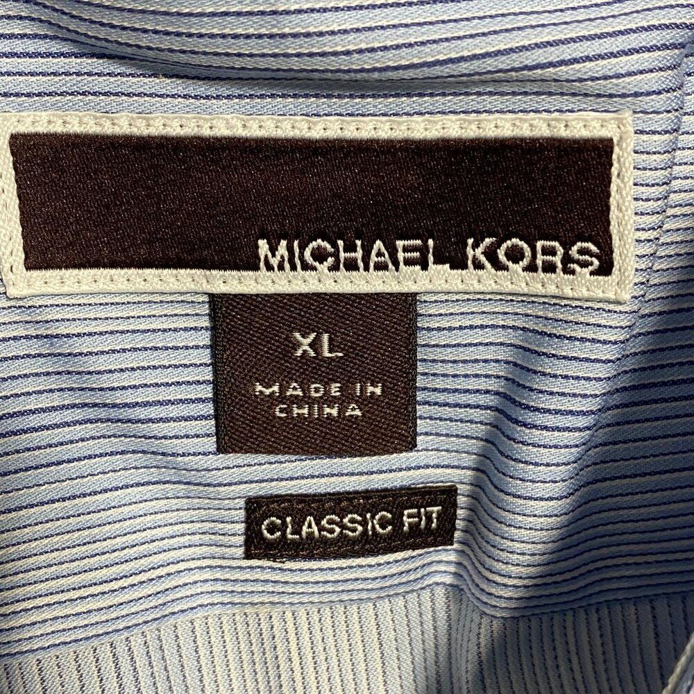 Michael Kors Button Down Dress Shirt Size XL - Picture 5 of 6